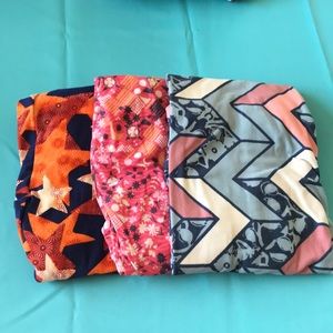 NWOT! Lula Roe Leggings OS Set#27